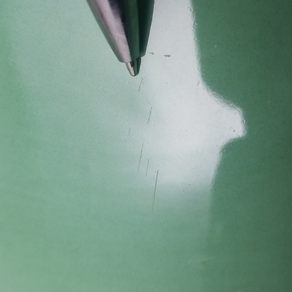 Mount Clemens Pottery Petal Green Oval Serving Platter - Picture 15 of 15